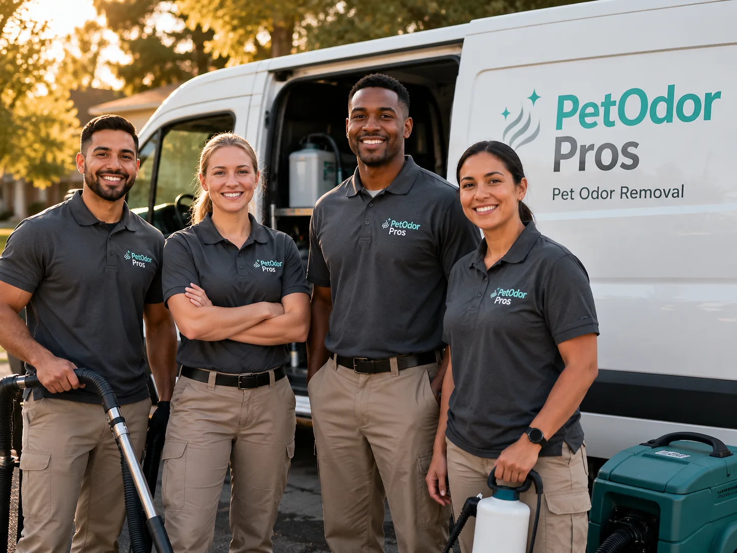 Pet Odor Removal team serving Hallieford, VA
